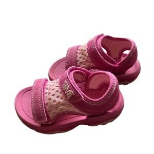 Pink Teva Toddler Sandals size 5